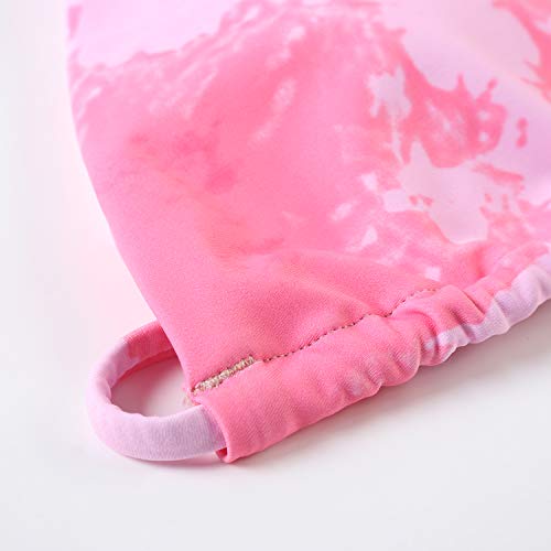 Moshengqi Women Sexy Brazilian Bikini 2 Piece Spaghetti Strap Top Thong Swimsuit Bathing Suit(M(Us Size 4-6),0Pink) #TOP4