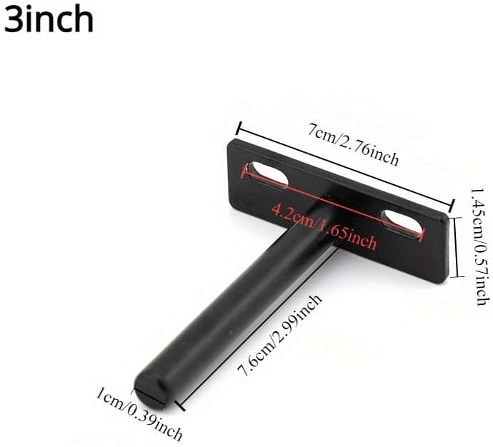 2PCS 3" 4" 5" Folding Shelf Support Bracket Hidden Floating Wall Shelf Support Brackets for Heavy Duty Bracket (3inch-2pcs)