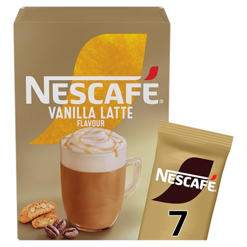 Image of NESCAFE Vanilla Latte Instant Coffee 7 x 18.5g Sachets