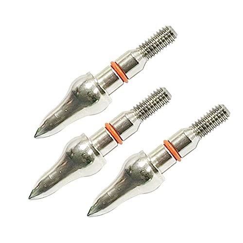 Image of 100 /125 /150 /200 /300 Grains Archery Field Points Practice Field Tips, Archery Target Practice Hunting Arrow Tip for Recurve, Compound Bow Crossbow, Stainless Steel Screw in Broadheads
