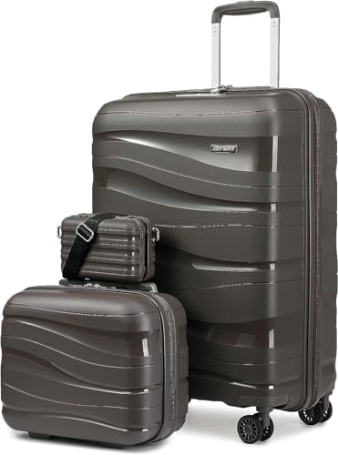Melalenia 3-Piece Carry on Luggage Set for Airline Travel