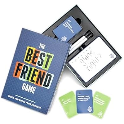 DSS Games The Best Friend Game: Think You Know Your Friends? [A Party Game | Card Game for Adults & Teens for Friends | Birthday Gift | Game Night]