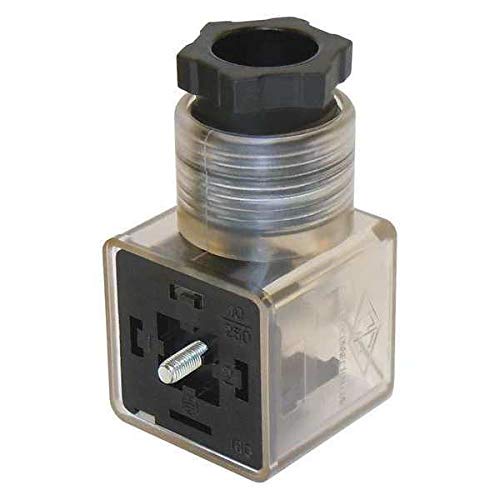 Solenoid Valve Connector, Form A ISO Din, G5107-1090000, 45/64"