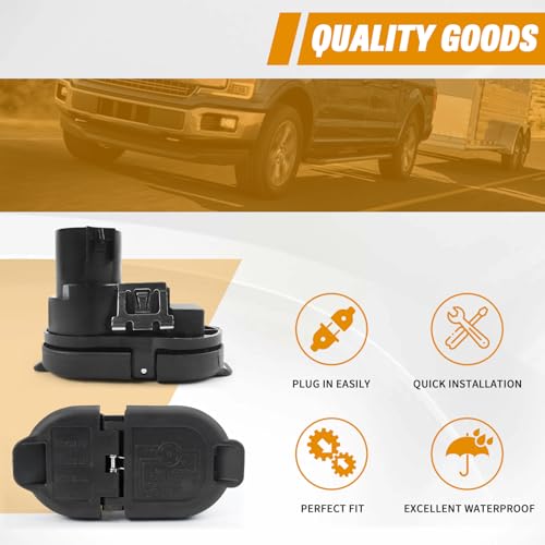Queencar Trailer Brake Harness Towing 4/7 Plug Connector Compatible with 2009-2024 Ford F150/F250/F350 Transit-150/250/350 9U5Z-14489-MAA by Queencar - Used condition - Image 6