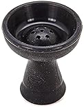 Silicone Hookah Bowl - Indestructible - Color: Black - No Grommet Needed!