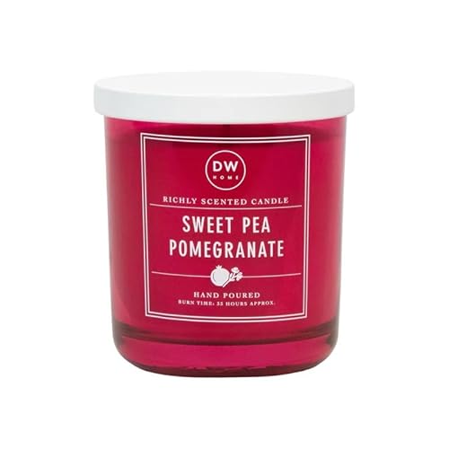DW Home Sweet Pea Pomegranate Scented Candle for Home, 9
