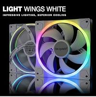 be quiet! Light Wings 120mm PWM White 3er-Pack – ARGB LED Gehäuselüfter, extrem leise 20,6 dB(A), hoher Airflow, Dual-Side Beleuchtung, inkl. ARGB-Hub – Ansicht 8