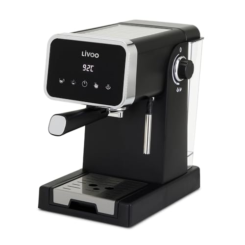 Livoo - Espressokaffeemaschine DOD218N – 20 bar, 1100 W, inklusive Zubehör
