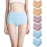 [FLYSHION] ショーツ レディース 6枚組 深め 綿 お腹まで包む 美尻 女性用 下着 ハイウェスト パンツ 吸汗 通気 深ばき パンツ 伸縮性 肌に優しい 柔らか 抗菌 防臭