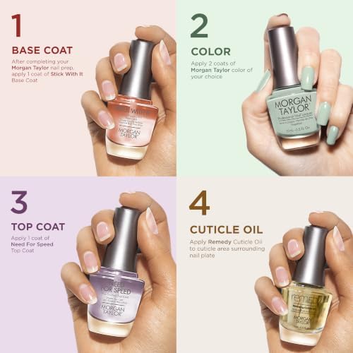 Morgan Taylor On My Wish List Collection Lacquer Nail Polish – Before My Berry Eyes, 15mL — view 6