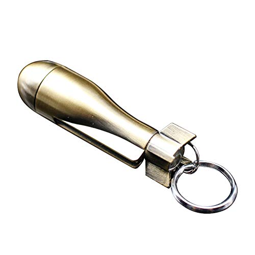 nulala Permanent Match Flint Metal Keychain Match Fire Starter Permanent Emergency Survival Camping Keychain Lighter for Outdoor(No Oil)