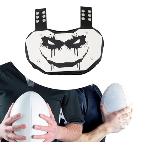 Zxpjkyu Football Back Plate Rugby Back Pads Rugby Gear High Impact Protection Plate for Football Game Teenagers - Thumbnail 3
