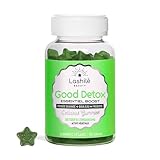 Lashilé Beauty - Complément Alimentaire - Détoxifie & Rééquilibre l’Organisme - Good Detox Vitamines -Made in France - Bouleau, Pensée Sauvage, Probiotiques - Cure 1 Mois 60 Gummies