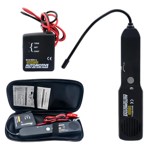 Automotive Electrical Open and Short Finder Circuit Tester, Auto Circuit Tracer Wire Tracker, Power Circuit Short Finder, Wire Breaker Finder Cable Fault Probe, Broken Wire Detector Tool, DC 6-42V