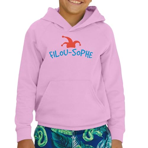 Sweat à capuche enfant Filou-Sophe premium noir - 2