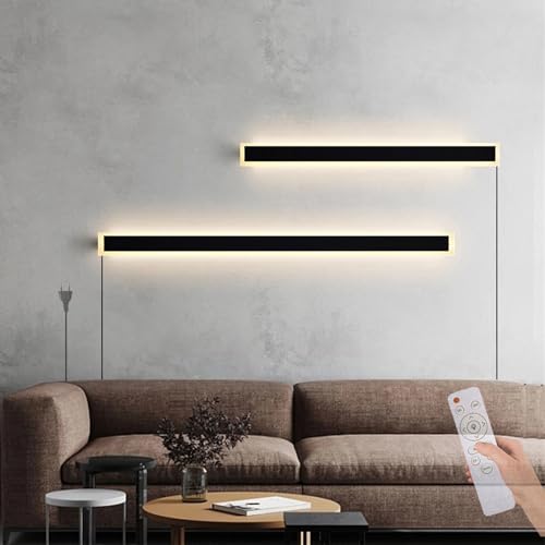 Lámparas de pared LED con mando regulable y enchufe para un control de luz total en pasillos
