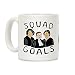 LookHUMAN Squad Goals White 11 Ounce Ceramic Coffee Mug