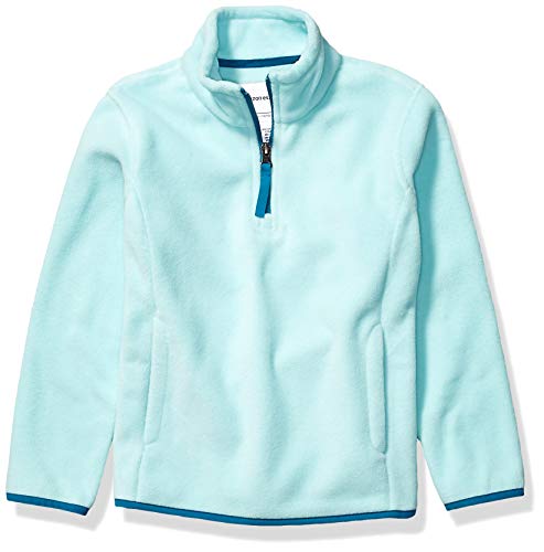 Amazon Essentials Quarter-Zip Polar Fleece Jacket Outerwear-Jackets, Agua (Aqua), XS