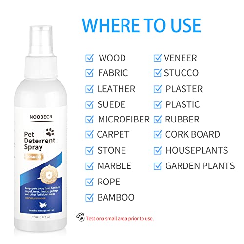 Noobecr Cat Spray Deterrent, Cat Repellent Outdoor For Cat & Dog, Protect Furniture, Plants, Floor & Safe For Cats, Suit For Indoor And Outdoor #TOP7