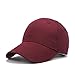 DNAEGH Casquette de Baseball,Casquette de Baseball pour Enfants de Couleur Unie pour Enfants, Casquette de Baseball, Chapeaux de bébé garçon Fille Hip hop Printemps-été, pour 1-7 Ans. F