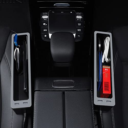 Organizador de bolso para assentos de carro,Caixa de armazenamento de bolso lateral do console para