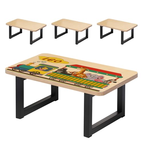 PYD Life 4 Pack Sublimation Wooden Step Stools Blanks 15.7