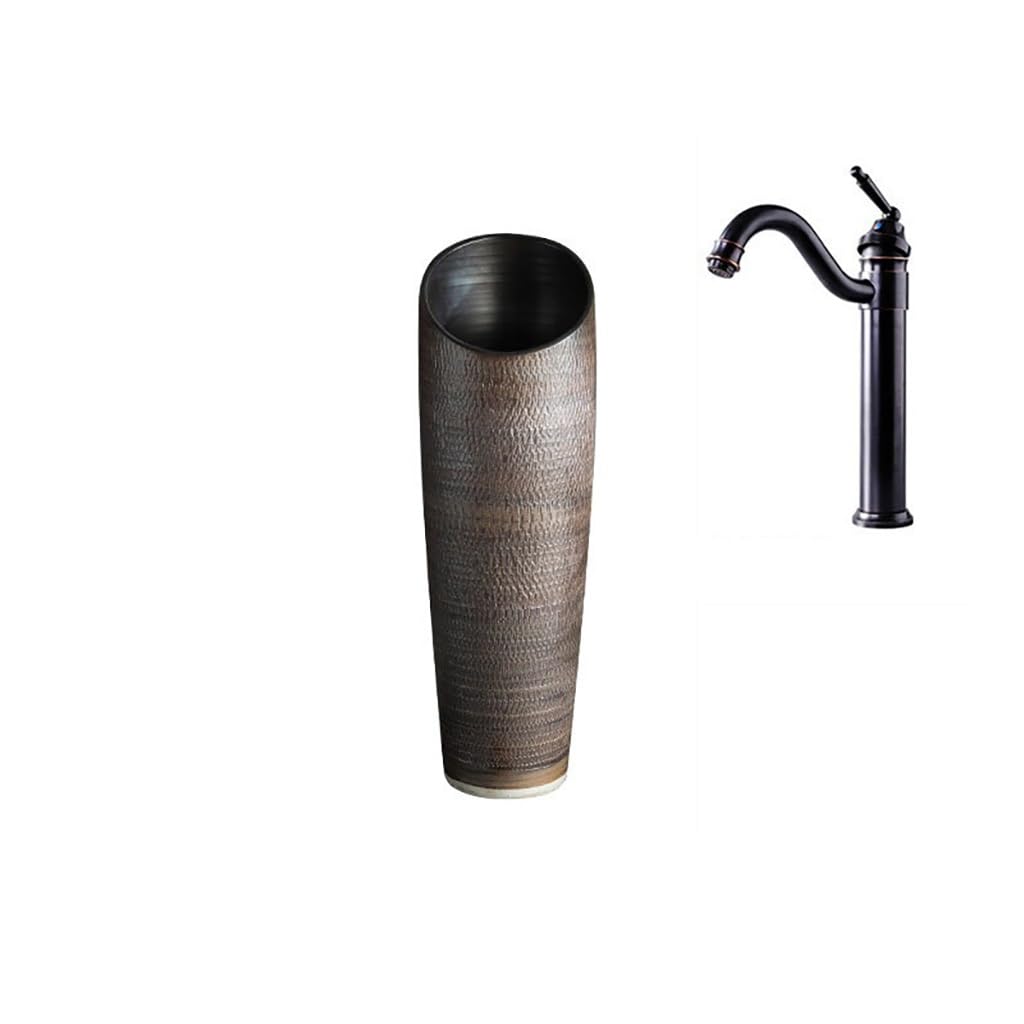 Rkvxcjhdr A Pedestal Sink Indoor Pedestal Sink, Wash Basin Pedestal Wash Basin, Garden Pedestal Basin Bathroom Sinks