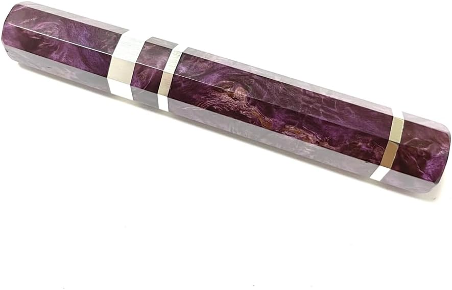 三段銀巻 黒水牛角 ペティ4寸 スタビライズドウッド 八角柄 ペティ