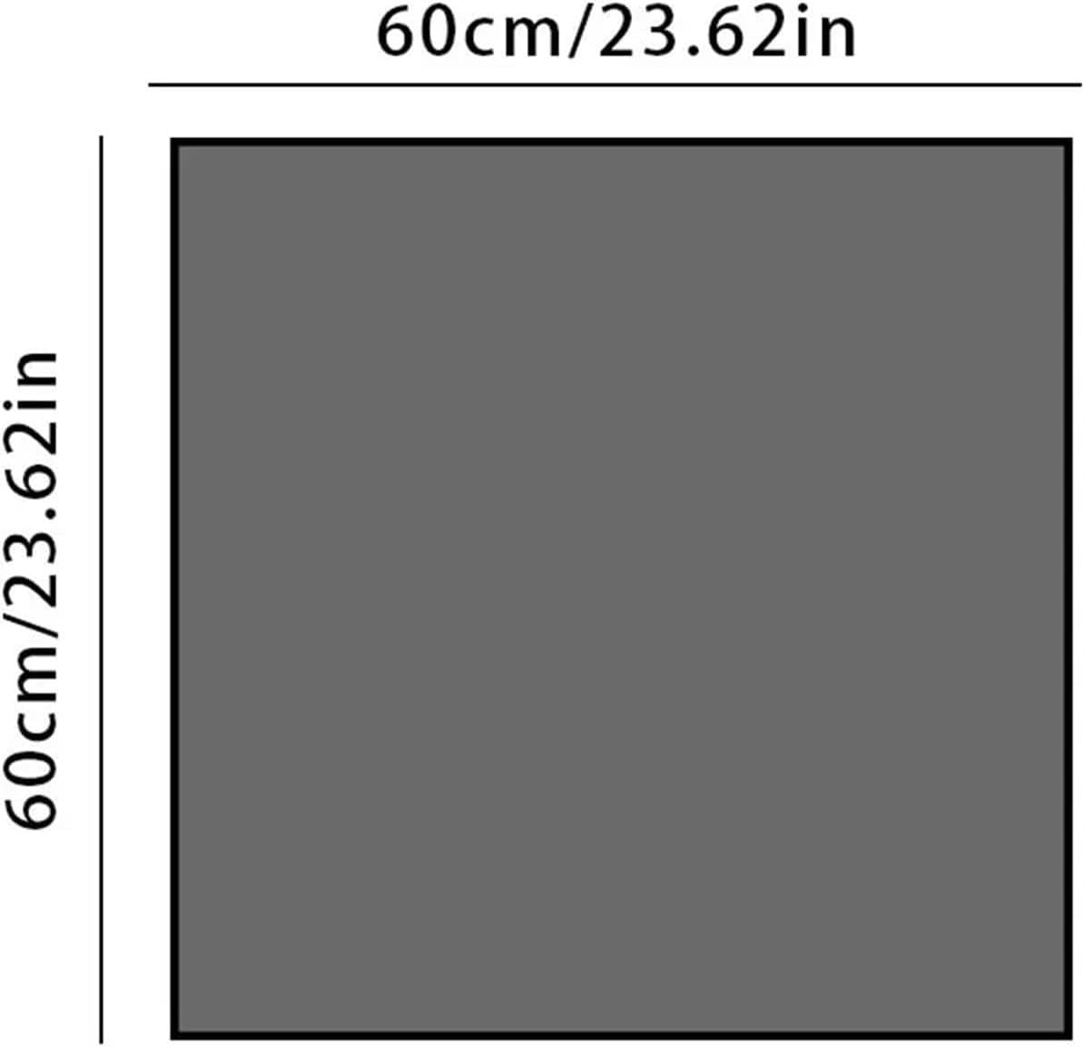 Quadratischer Schal aus Seidenchiffon und Satin mit Schnalle