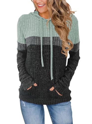 Lylinan Womens Cozy Textured Sweaters Fall Fashion Hoodies Trendy Outfits S-XXL