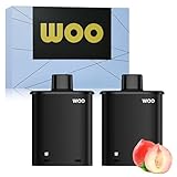 電子タバコ VPAE べイプ カートリッジ 2個入り 交換用POD 使い捨て 交換フレーバー 使用簡単 ポッド 爆煙 禁煙 ベイプ ニコチン0 タール0 WOO 桃