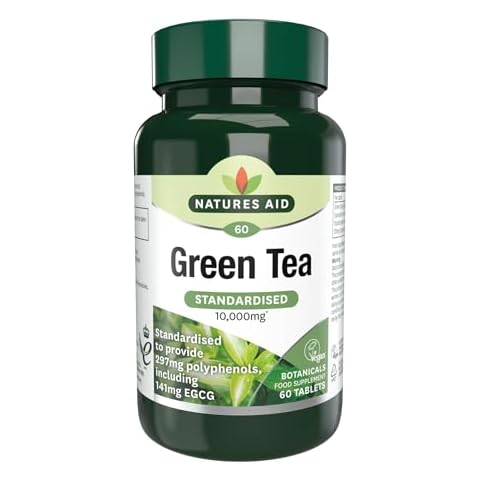 Natures Aid 10000mg Green Tea Tablets Pack Cover