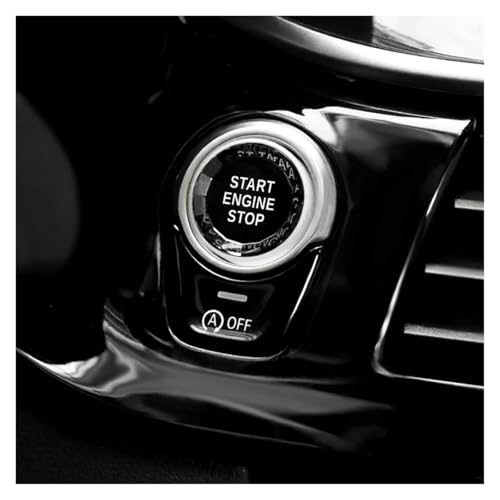 Couvercle du bouton de démarrage BMW Silver pour modèles X1 E84 E90 E60 - 5