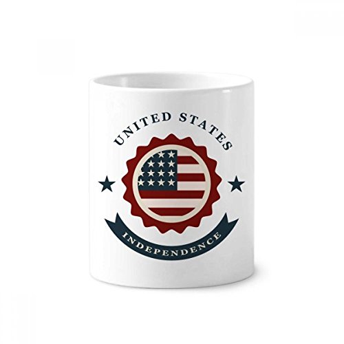 Gobelet céramique Jour indépendant USA cadeau pour bureau et maison