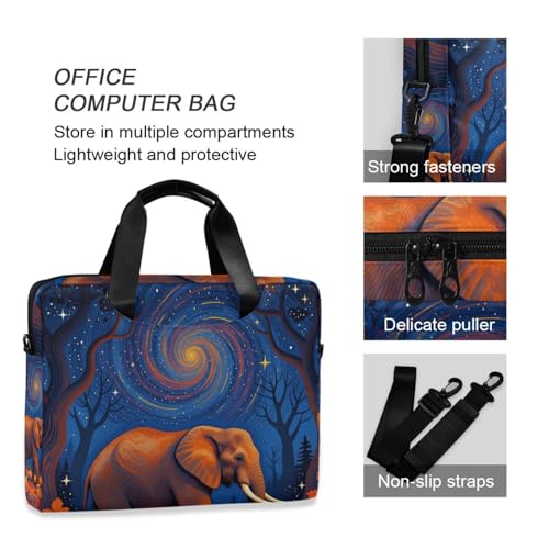 Bolso para laptop portátil 15.6 pulg con asa y correa miniatura 6
