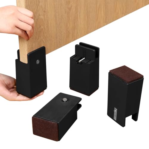 Elevadores de muebles regulables con pinza de tornillo para mesas pesadas 6