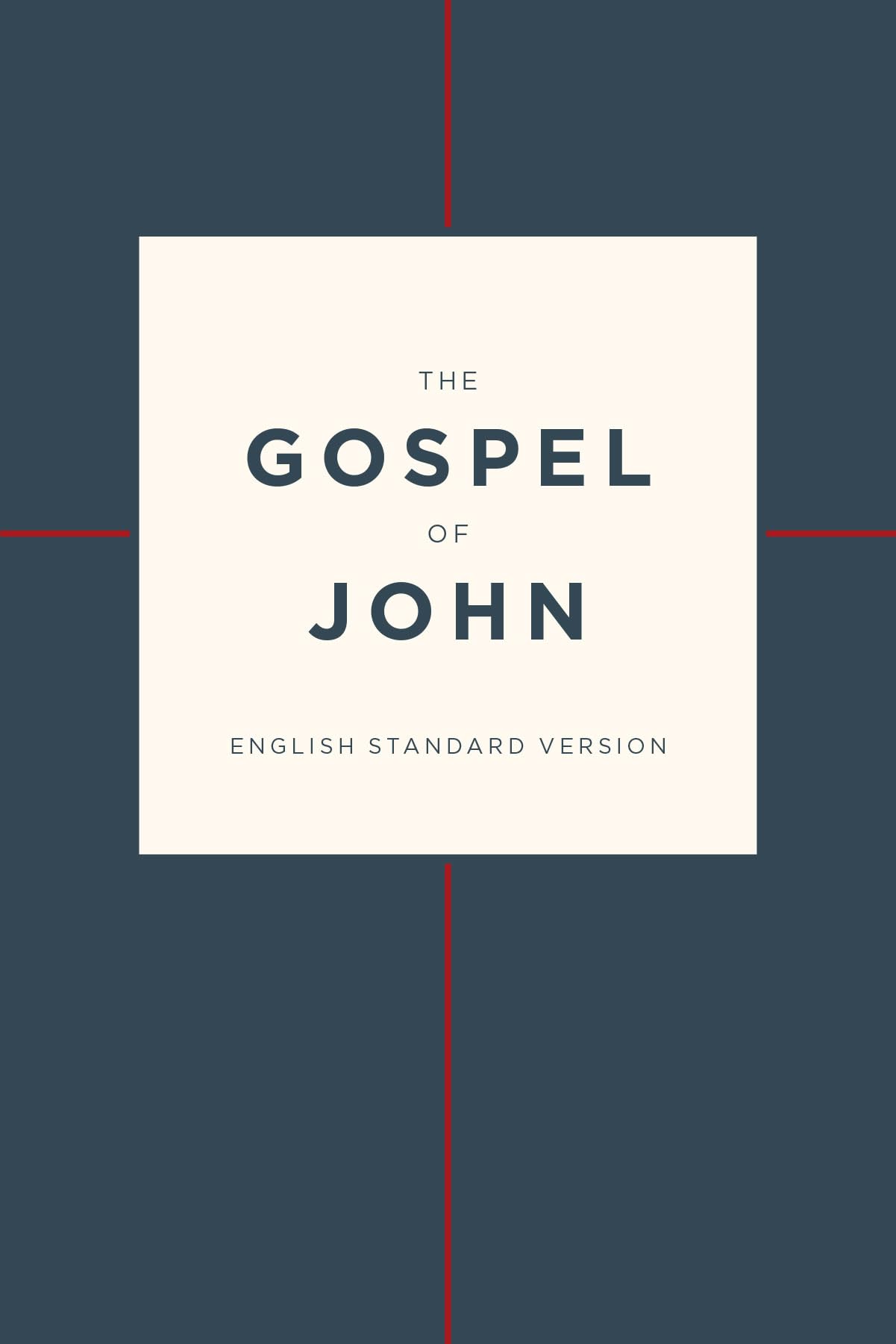 ESV Gospel of John (Paperback, Cross Design)