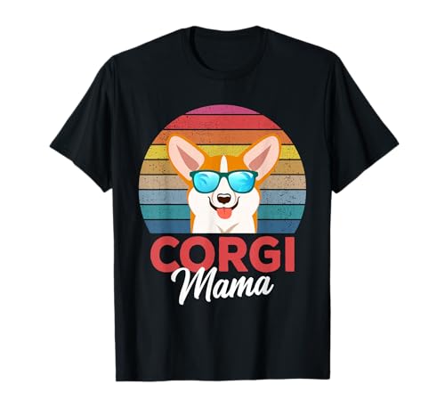 Corgi Mama Chien Corgi mignon Cadeau amusant pour fille T-Shirt