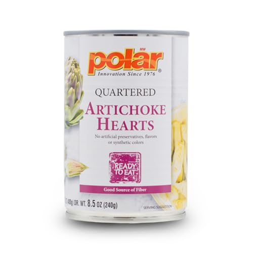 MW Polar Artichokes, Quartered in Brine, Net Wt 14.1 oz, 8.5oz drained wt. (Pack of 12) image 5