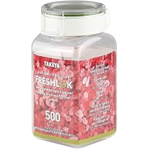 Takeya Fresh Lock, Square Shape, 16.9 fl oz 500 ml, Made in Japan, Moisture Prevention, One-touch Open/Close, Storage Container