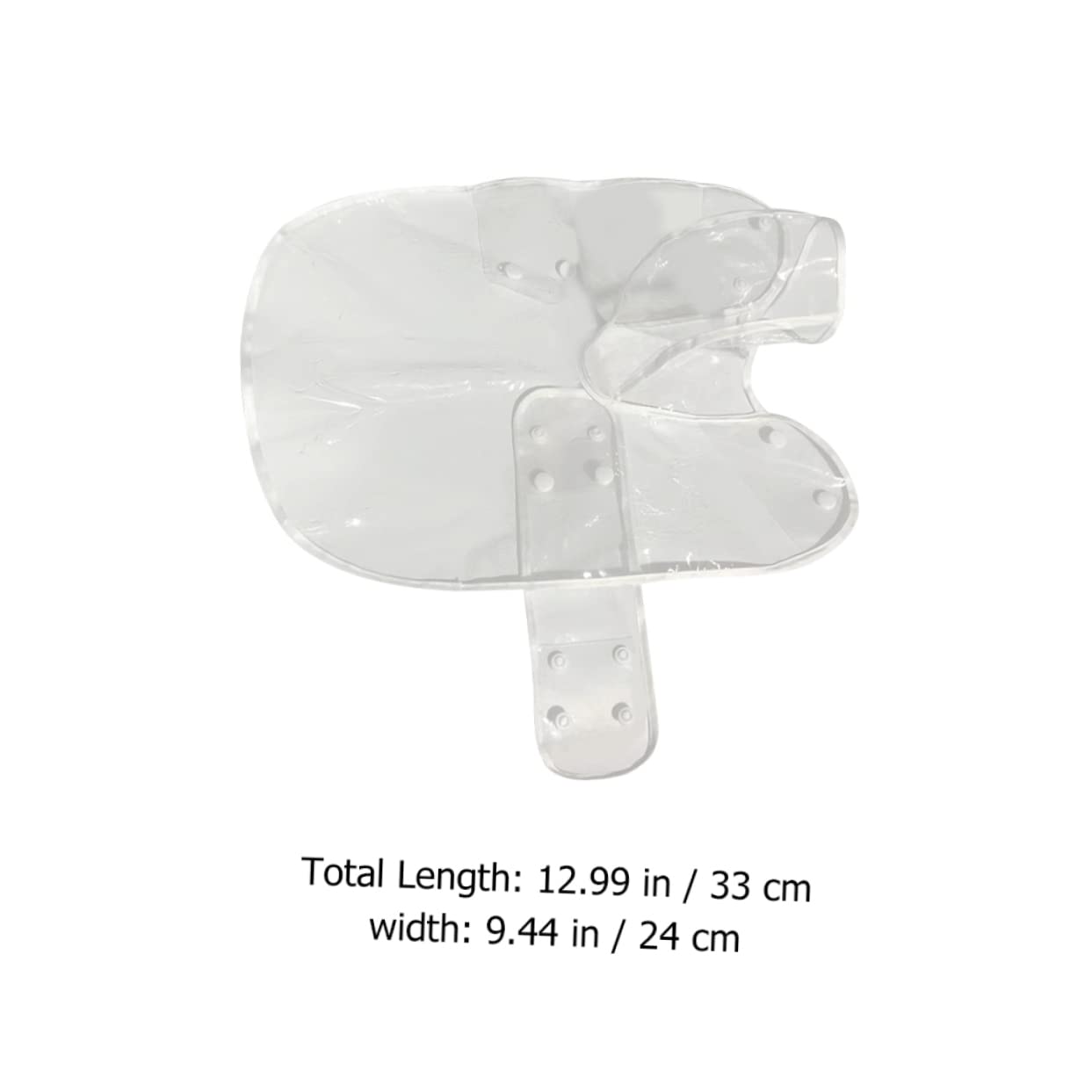 Happyyami Pet Transparent Hooded Raincoat Eva Dog Raincoat with Button Design for Outdoor Activities Lightweight Portable for Dogs