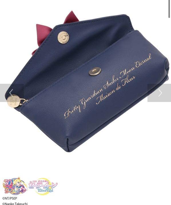 メゾンドフルール セーラームーン ビジューリボン ポーチ Maison de FLEUR セーラームーン ビジューリボンポーチ ちび