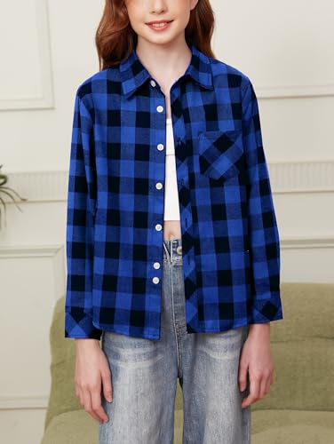 SANGTREE Matching Flannel Shirts for Family Dad and Son Family Flannel Shirts Mommy and Me Plaid Shirts Daily Party3