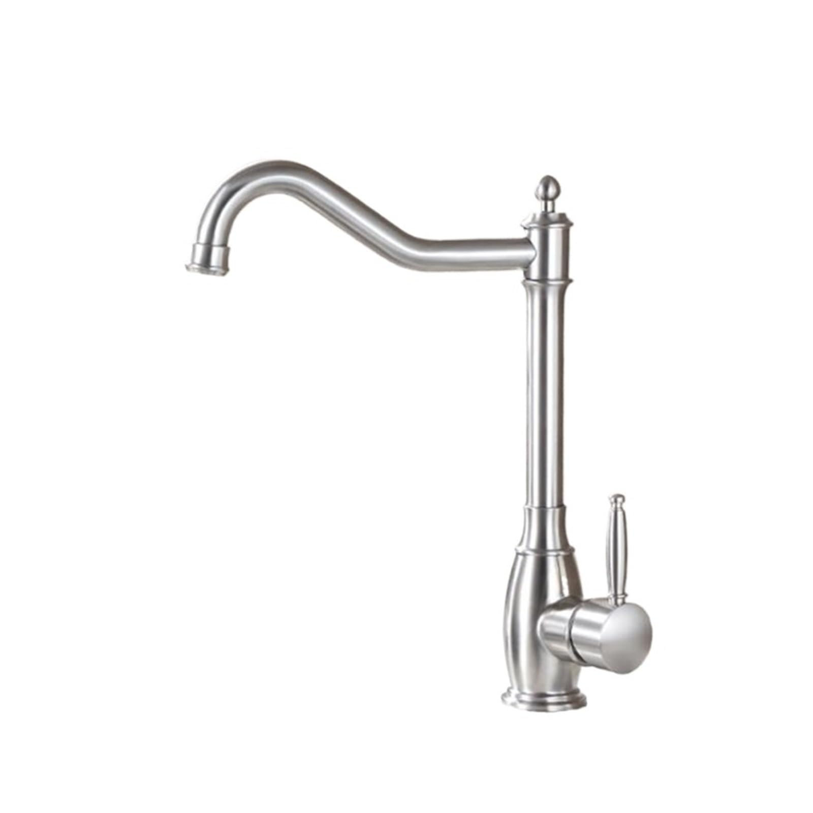 Grifo de cocina 304 flexible anti salpicaduras de acero inoxidable frío y caliente
