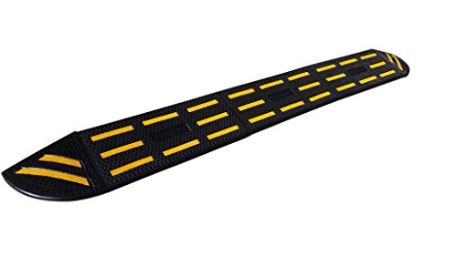 ゴム製段差プレート エコステップ2.3mセット(反射板付)本体3枚 先端2枚セット