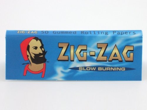 Zig Zag papier do skręcania regularne - 50 broszur, niebieski od Gr8vape