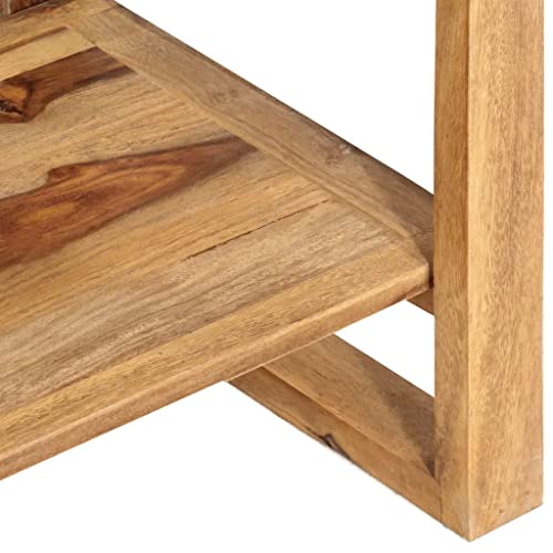 Famirosa Bookshelf 23.6X15X63 Solid Sheesham Wood #TOP4