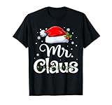 Mr and Mrs Claus Couples Matching Shirts