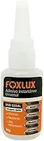 Adesivo Instantâneo Universal Foxlux 20g Cola Rápida Multiuso