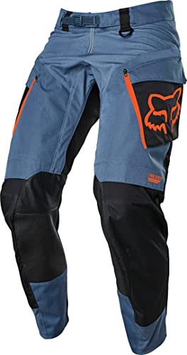 Fox Racing Mens Legion Motocross Pant,Blue Steel,28